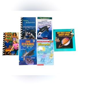 Bundle of 6 Children's Books Grades 2-5